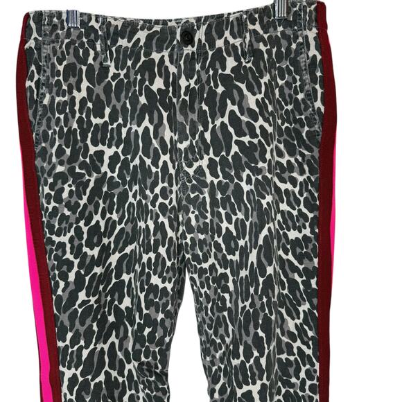 Mother No Zip Misfit Jogger Leopard Jungle Eyes Striped, size 27 - Picture 4 of 8